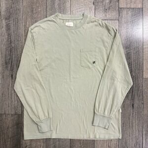 Aime Leon Dore Ceramique ALD Pocket T-Shirt Long Sleeve Sage Green Mens XL